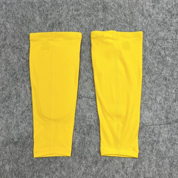 Nike Pro NBA Padded Leg Sleeves 2X 3X Yellow Men's Basketball Compression New - Picture 2 of 8